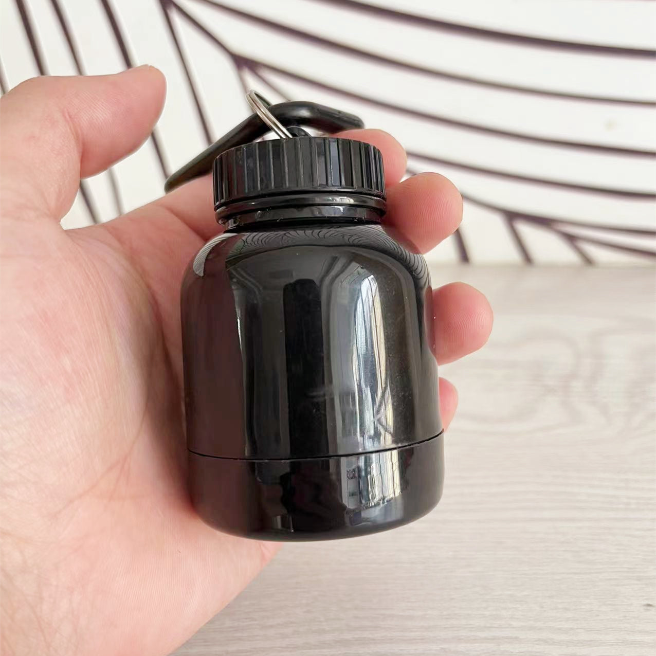 Portable Protein Powder Keychain Funnel